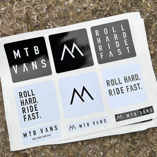 MTB Vans A4 Sticker Sheet