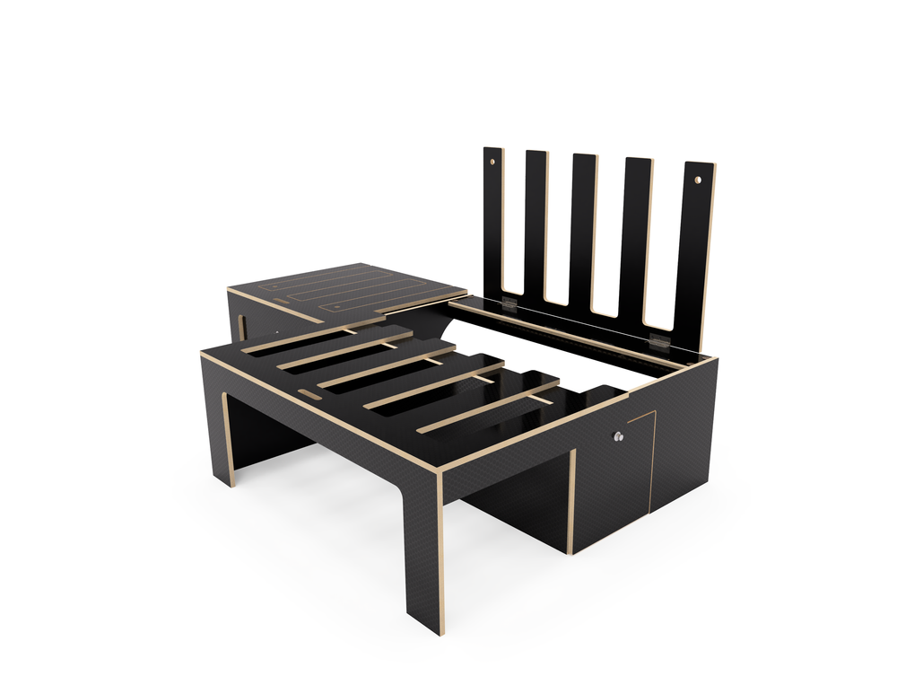 Van Furniture Buffalo Sliding Bed with Drawer