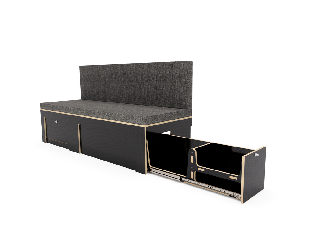 Van Furniture Buffalo Sliding Bed with Drawer