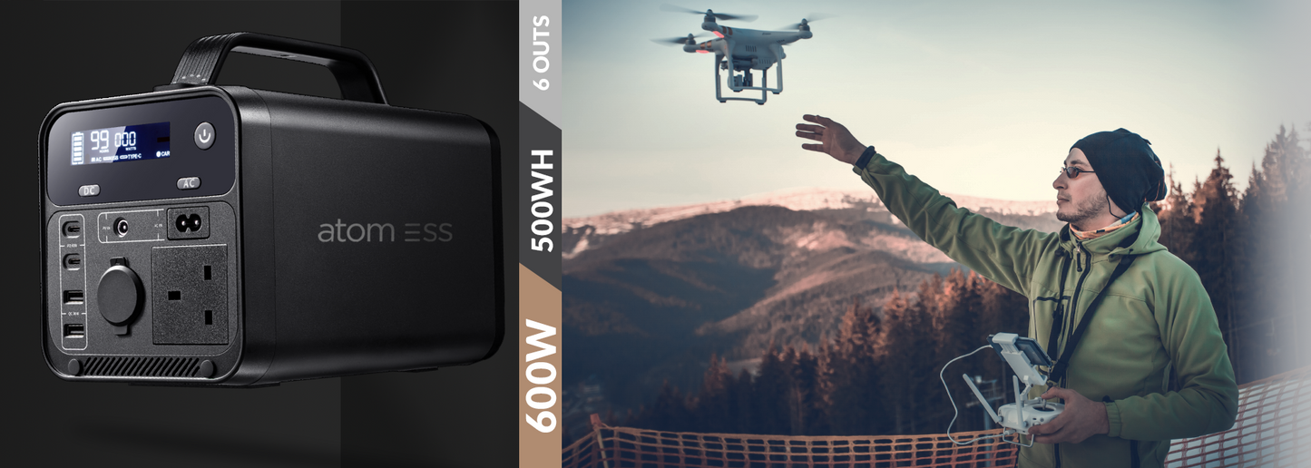 Atom ESS Boost 600W Power Station