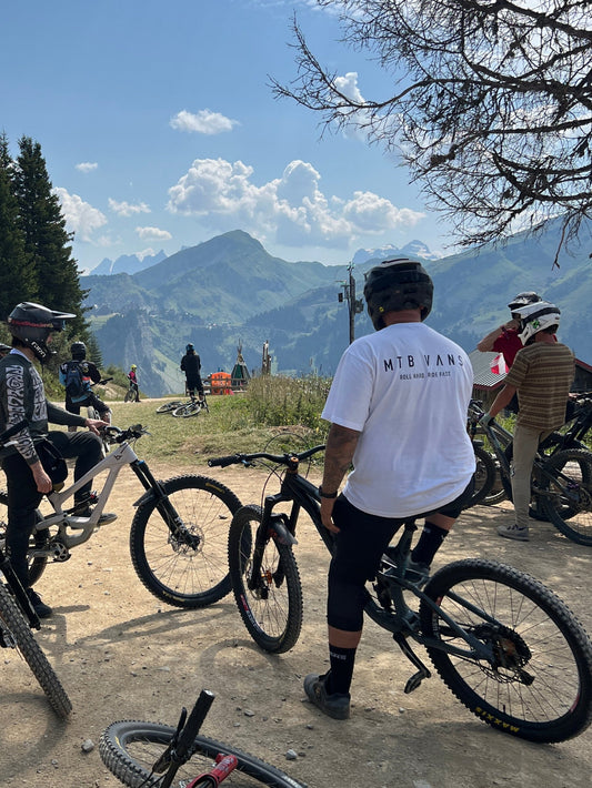 Roll Hard, Ride Fast Tee - White