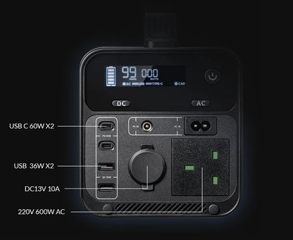 Atom ESS Boost 600W Power Station
